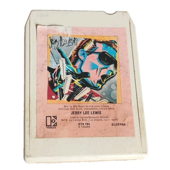 1979 Jerry Lee Lewis Self-Titled 8-Track Tape Vintage Rock & Roll Music - Picture 1 of 4